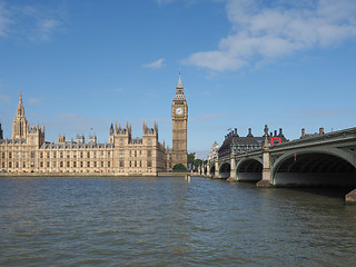 Image showing Houses of Parliament in London