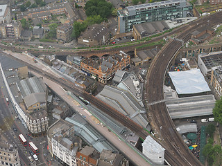 Image showing Aerial view of London