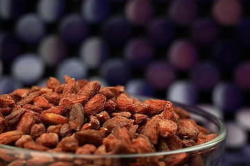 Image showing Dried goji berries on the table.