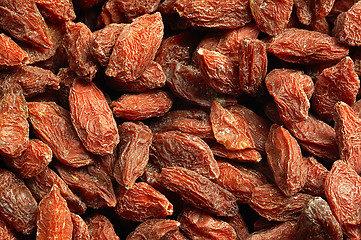 Image showing Dried goji berries on the table.