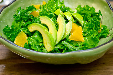 Image showing fresh avocado salad 