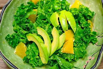 Image showing fresh avocado salad 