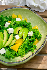 Image showing fresh avocado salad 