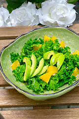 Image showing fresh avocado salad 