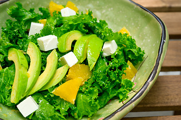 Image showing fresh avocado salad 