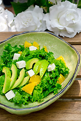 Image showing fresh avocado salad 