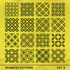 Image showing Seamless vintage pattern.