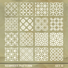 Image showing Seamless vintage pattern.