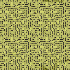 Image showing Electronic circuit board. Seamless pattern.