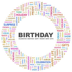 Image showing BIRTHDAY