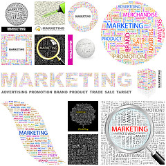 Image showing Marketing. Concept illustration.