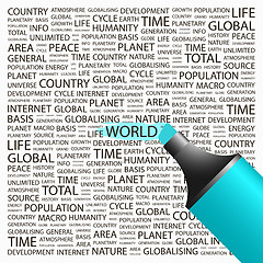 Image showing WORLD.