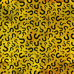 Image showing Questions. Seamless pattern.