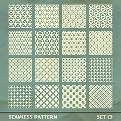 Image showing Seamless vintage pattern.