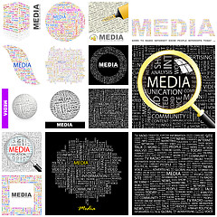 Image showing Media. Concept illustration.