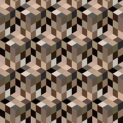 Image showing Seamless mosaic pattern. Vector illustration.