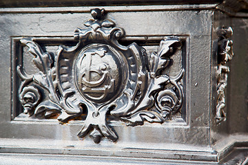 Image showing england  historic   marble and statue in old city of london 