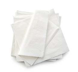 Image showing white paper napkins