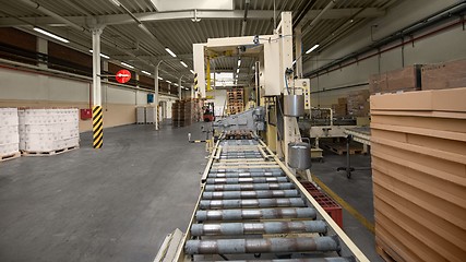 Image showing Conveyor belt in factory