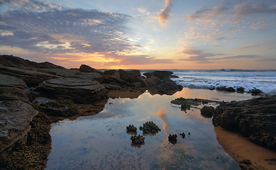 Image showing Early morning at Bungan Beach