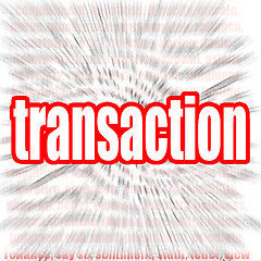 Image showing Transaction word cloud