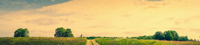 Image showing Nature scenery with a road