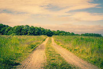 Image showing Road on a countryside