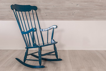 Image showing Rocking chair in a living room