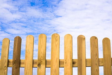 Image showing Fence and blue heaven