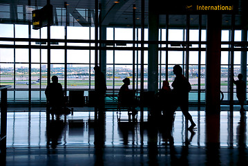 Image showing People airport