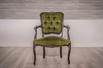 Image showing Victorian chair in a living room