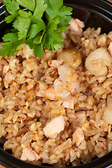 Image showing Shrimps risotto