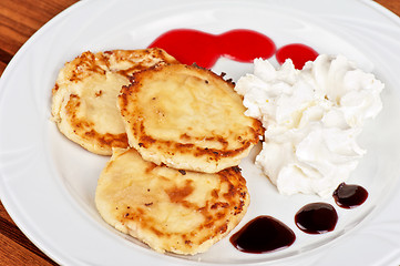 Image showing Cheese pancakes