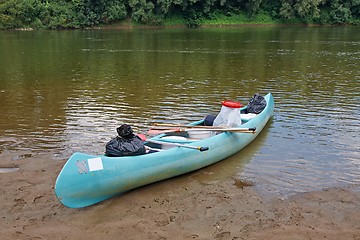 Image showing Canoe on the River