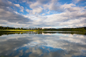 Image showing Summer landscape with lake