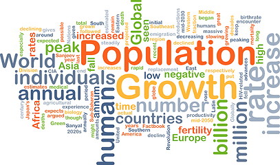 Image showing Population growth background concept