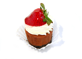 Image showing Chocolate cheesecake