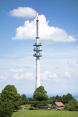 Image showing radio tower Hoher Peissenberg