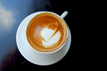 Image showing Coffee heart