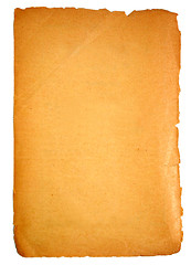 Image showing Old paper blank page