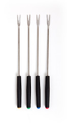 Image showing Set of fondue forks