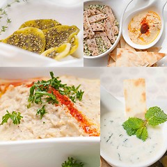 Image showing middle east food collage 