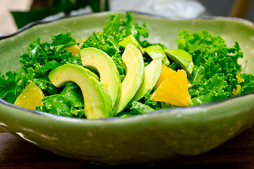 Image showing fresh avocado salad 