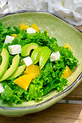 Image showing fresh avocado salad 