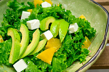 Image showing fresh avocado salad 