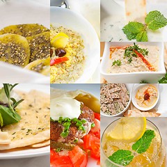 Image showing middle east food collage 