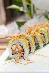 Image showing Japanese sushi rolls Maki Sushi 