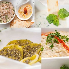 Image showing middle east food collage 