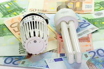 Image showing Energy saving light bulb