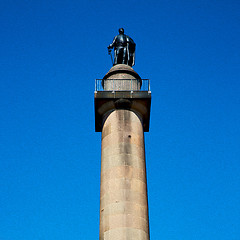 Image showing historic   marble and statue in old city of london england